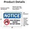 Signmission Non-Potable Water Do Not Drink Sign With Symbol, 5 in W x Rectangle, Vinyl Decal OS-2PACK-NS-D-35-L-15092 - alternate 3